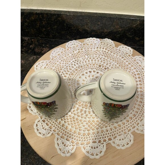2 Christopher Radko Traditions Mugs - Picture 4 of 8
